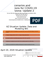 Scenarios and Projections For COVID-19 in Arizona: Update 2