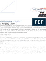 Interior Designing Course: India Education