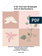 Horticulture Graduate Handbook 2008-09
