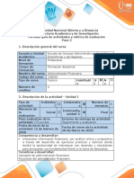 Guía de actividades y rúbrica de evaluación - Paso 2 - Diagnóstico Financiero (1)