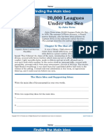 Main Idea Worksheets | 20,000 Leagues Under the Sea - 20-leagues-main-idea