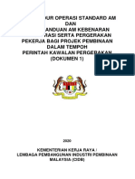 PROSEDUR STANDARD OPERASI Pembinaan Dokumen 1 PDF