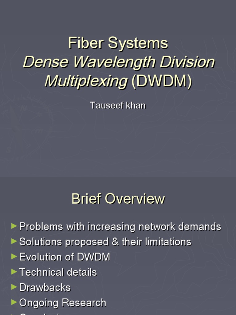 Configuring Dense Wavelength Division Multiplexing Controllers – GINCE