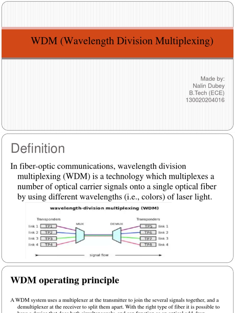 Wavelength Division Multiplexing | PDF | Science & Mathematics ...