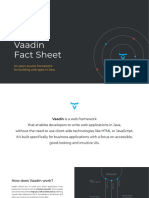 Vaadin Fact Sheet: An Open-Source Framework For Building Web Apps in Java