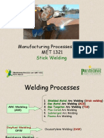 Manufacturing Processes Lab I MET 1321: Stick Welding