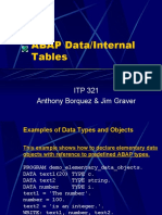 ABAP Data/Internal Tables Reading