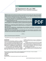 Policy and Practice: Global Data On Visual Impairment in The Year 2002