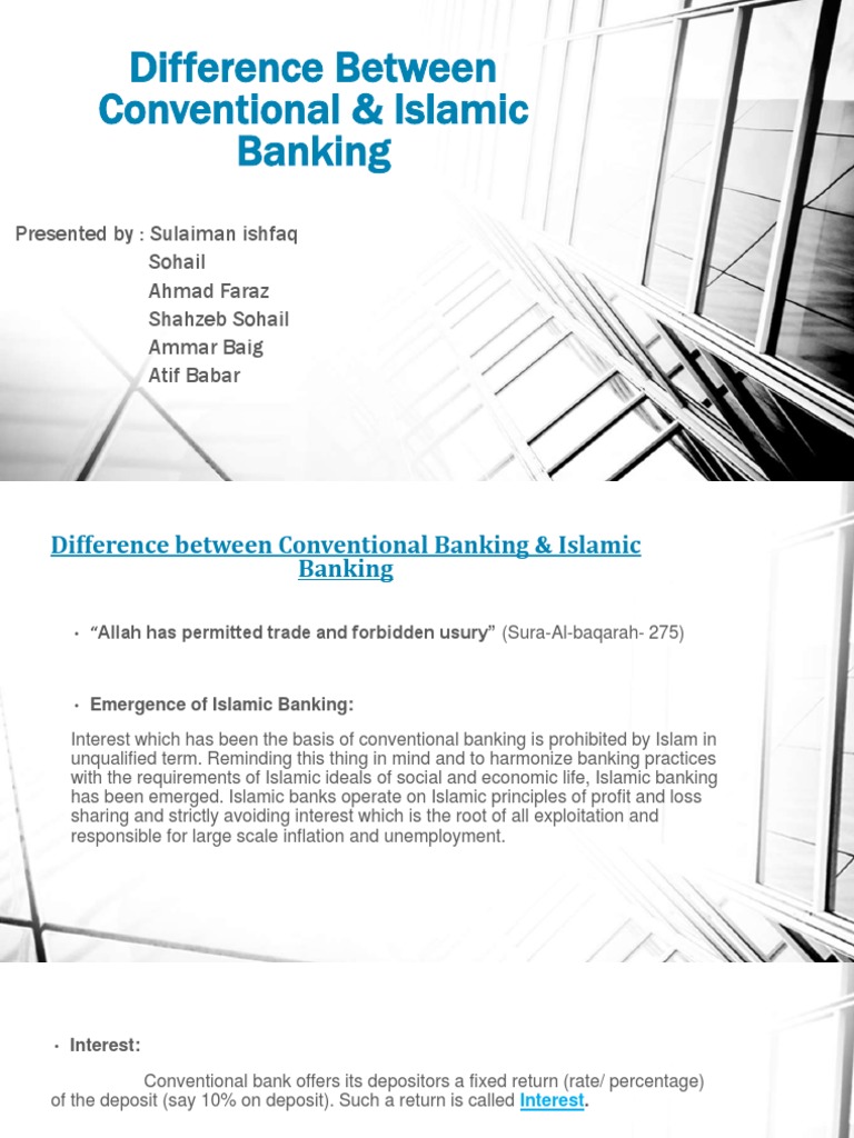 Islamic vs Conventional Banking | PDF | Islamic Banking And Finance | Banks