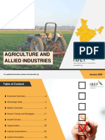 Agriculture and Allied Industries: January 2020