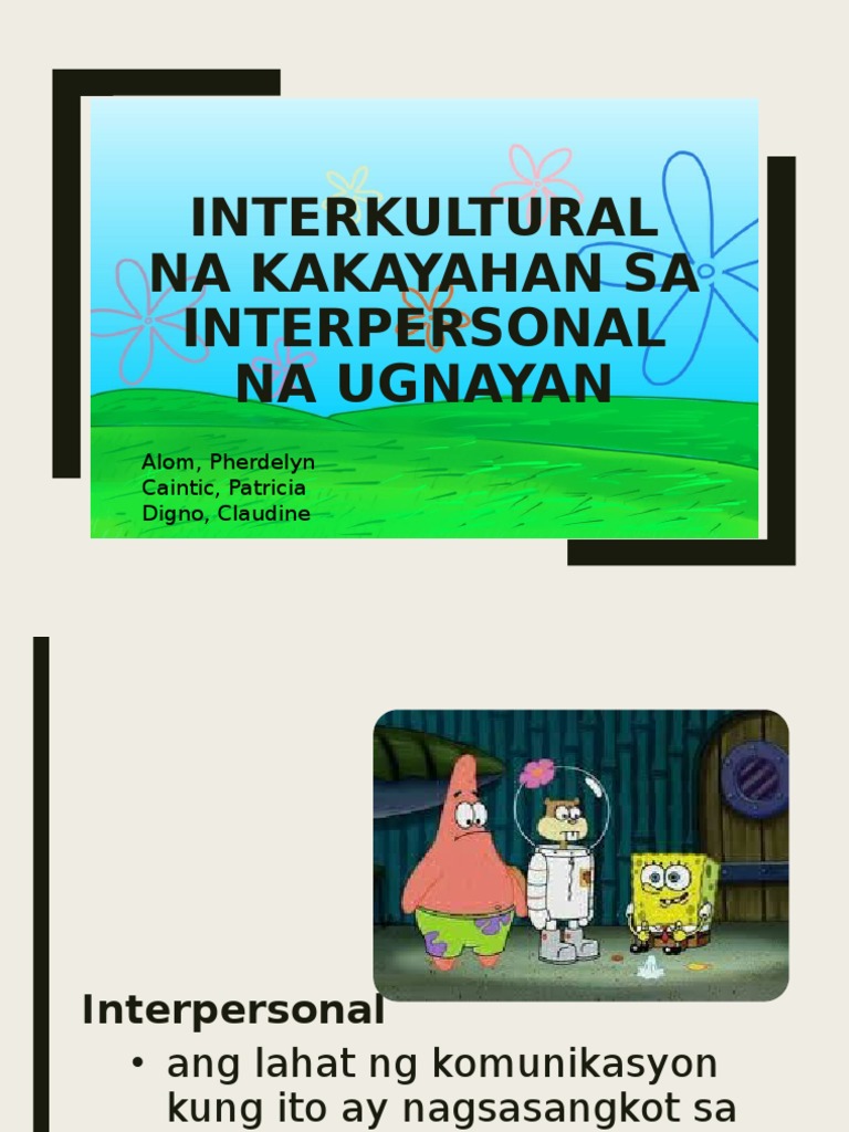 Mga Halimbawa Ng Interkultural Na Komunikasyon