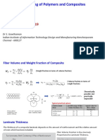 Processing of Polymers and Composites: Lecture 18 - 04/03/2019