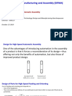 Design For Manufacturing and Assembly (DFMA)