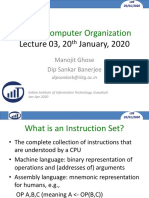 CS104 Lecture 03: Instruction Set Architecture Fundamentals