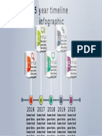 5 Year Timeline Infographic: Title Title