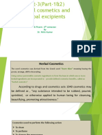 6-Herbal Cosmetics - Excipient