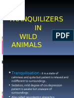 Tranquilizers IN Wild Animals
