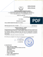 CADHP - L'arret 012-2020 Guillaume Kigbafori Soro Et Autres C. République de Côte D'ivoire