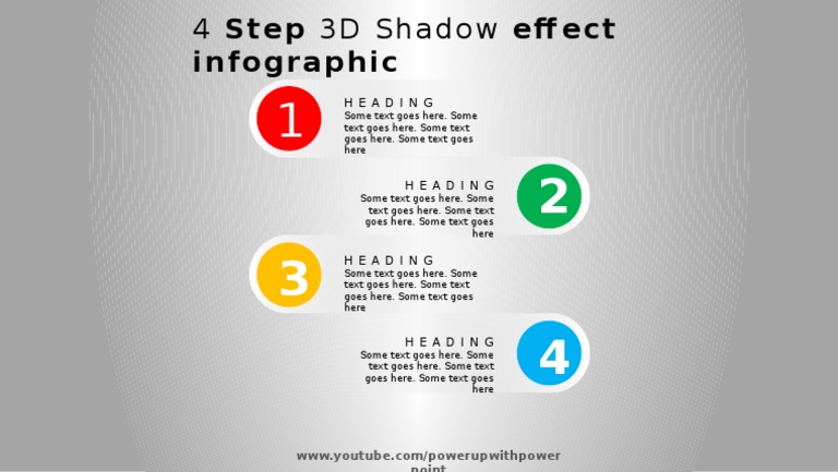41.create 4 Step 3D Shadow Effect Infographic | PDF | Games ...