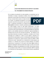 Smart Technology para Reducir Uso de Aditivos y Diluyente en El Tratamiento de Crudos Pesados PDF