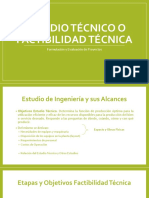 Estudio Técnico o Factibilidad Técnica - 2020 - 1 PDF