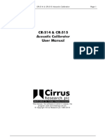 Pet-Cal-Std-035 Cr514-&-Cr515-Acoustic Calibrator