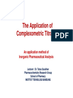05a. Complexometric Titration Application