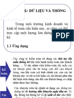 Chuong 1 Dữ Liệu Và Thống Kê