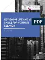 Reviewing Life and Work Skills For Youth in Lebanon: November 2018