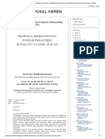 Contoh Proposal Keren - Proposal Pembangunan Pondok Pesantren Roudlotu Ta'limil Qur'an PDF