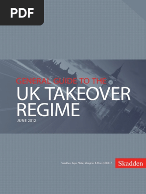 Guide to UK Takeover Regime