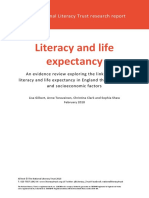 Literacy and Life Expectancy: A National Literacy Trust Research Report