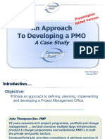 An Approach To Developing A PMO
