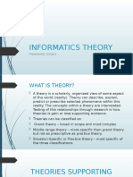 Informatics Theory: Presented by Group 5