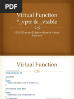 CE142 Runtime Polymorphism & Virtual Function