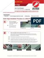 Leaf Stopper Installation Guide - Metal Roof