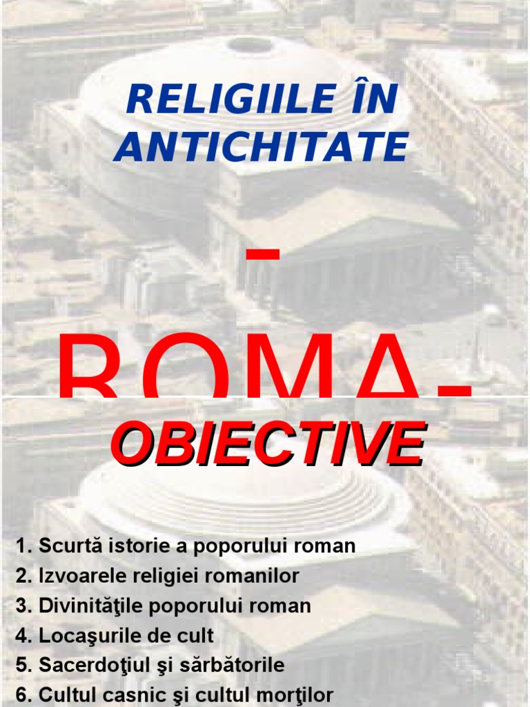 Religia În Antichitate Roma | PDF