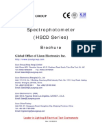 Spectrophotometer (HSCD Series) : Brochure