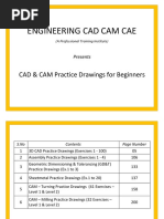 CAD-CAM PRACTICE DRAWINGS For BEGINNERS PDF