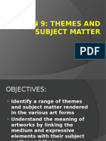 Lesson 9: Themes and Subject Matter