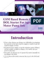 GSM Based Remote Control DOL Starter For Agricultural Motor Pump Sets