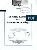 Le Milieu Ba Rien Et La Formation de Ǧā I by Pellat, Charles