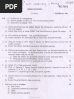 (WWW - Entrance-Exam - Net) - MU BE in IT 7th Sem. Data Warehousing, Mining and Business Intelligence Sample Paper 2