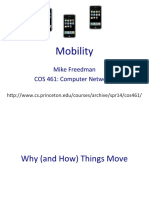 Mobility: Mike Freedman COS 461: Computer Networks
