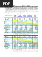 Length: Length Area Dry Volume Mass Force Temperature Velocity Acceleration Time