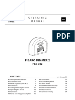 Fibaro Dimmer 2: Operating Manual