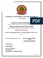 Interpretation Law (Law 400)