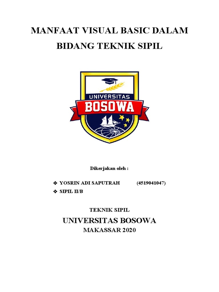 Manfaat Visual Basic Dalam Bidang Teknik Sipil | PDF | Seni | Komputer