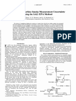 Aircraft Gas Turbine Smoke Measurement Uncertainty Using the SAE/EPA Method