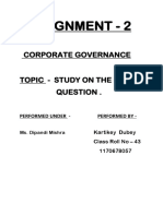 CSR-focused corporate governance study